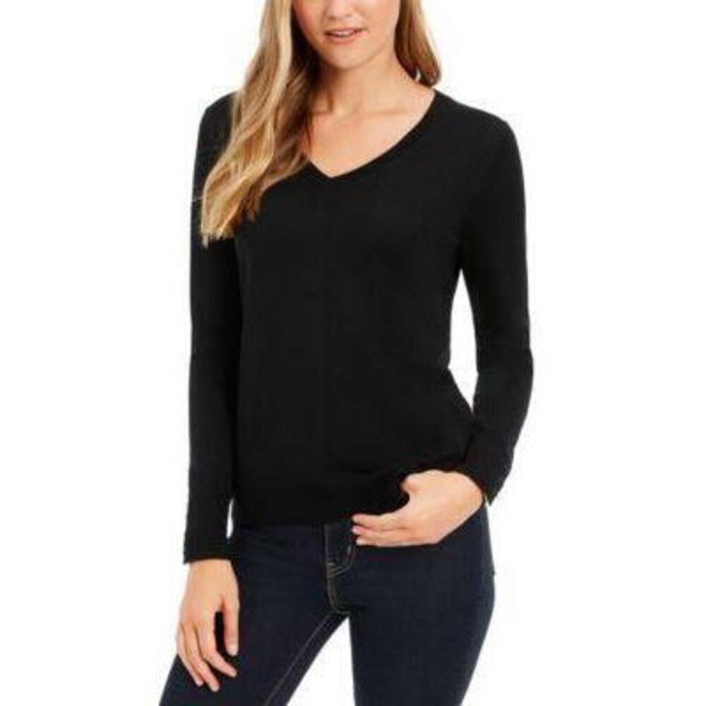 NWT Charter Club Sweater V-Neck White LARGE
